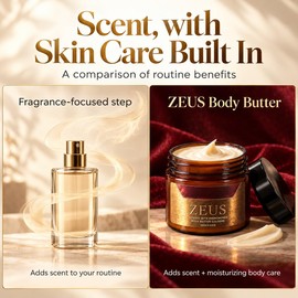 Zeus Body Butter Cologne For Men, Kingsire Body Butter Cologne, 3.53 Oz