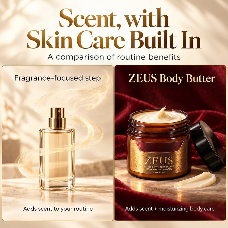 Zeus Body Butter Cologne For Men, Kingsire Body Butter Cologne,