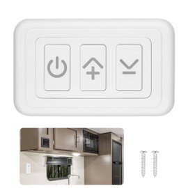 RVZONE 12V Dimmer Switch | 12-24 Volt High Side PWM Dimmer RV Light Dimmer for RV Light LED Interior Lights LED Light Fixture, Halogen, Incandescent, Used for RV, Auto, Camper, Trailer Van Truck, Boat