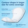 TotalDry Ultimate Overnight Booster Pads. Use with Briefs or Protective
