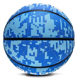Jicsetk Basketball, size 5, mini basketball children, outdoor indoor basketball for children, blue 3