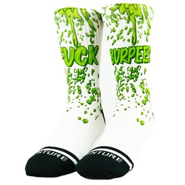 Venture F Burpees Socks, Soft Athletic Ribbed Terry Loop Arch Support/Reinforced Heel and Toe (M/L)