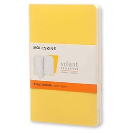 Moleskine Pocket Volant Sunflower Yellow/Brass Yellow Ruled Journal