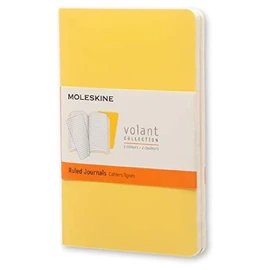 Moleskine Pocket Volant Sunflower Yellow/Brass Yellow Ruled Journal