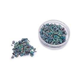 Crushed Lab Opal Inlay Supplies for Jewelers, Turners, Woodworkers, Luthiers, Professionals & Hobbyists - Krakatoa (2 Grams) FINE