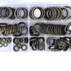 Pissente 110 Pcs Bonded Seal Dowty Washer Rubber O Ring