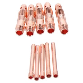 napkery TIG Welding Torch 5 Sets 10N24 & 10N32 Antique Consumables KIT Collet Body & Collet TIG Collet Bodis for TIG Welding Torch 17, 18 and 26