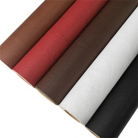 30*135cm Litchi Grain Synthetic Leather Custom Leather Embossing Designer Embossed Faux LeatherColor: 927-28
