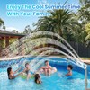 8-Spray Pool Fountain for Above & In-Ground Pools – Adjustable