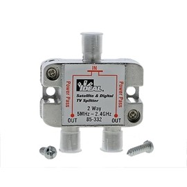 IDEAL Electrical 85-332 2-Way Digital Cable Splitter, 2.4 GHz