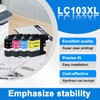 Vowdicua LC103 LC103XL Ink Cartridges Compatible Ink Cartridges Replacement for