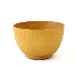 Kishu Lacquerware WG-457473 Kakuda Seibei Shoten Soup Bowl, Grip Ball, Medium, Wooden, Nano-Coat, Dishwasher Safe, Natural
