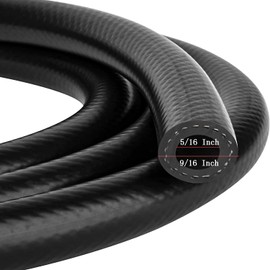 NANSH Marine Fuel Line Braided High Pressure Fuel Hose 30R9 Flexible Gas Line for Fuel Systems Engines (ID 5/16" 25 FT)