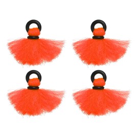 PATIKIL 1.3" Strike Indicators Fly Fishing, 4 Pcs Stream Floating Hook Positioning Fishing Bobber Strike Indicator Fly Fishing Indicator Floats Foam Strike Indicator, Orange