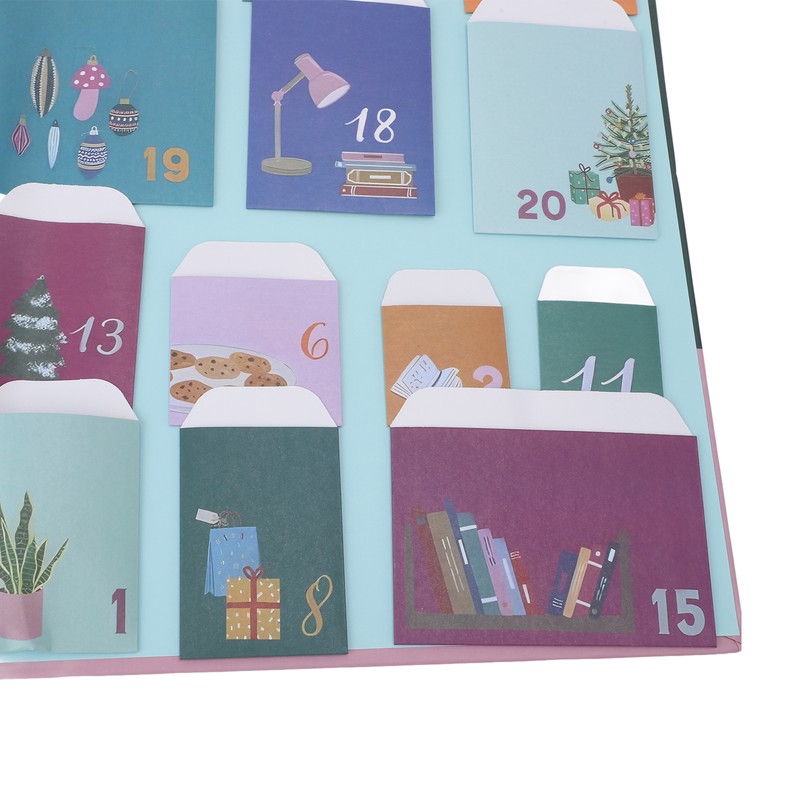 Book Lovers Advent Calendar Unique Countdown with 25 Bags Book