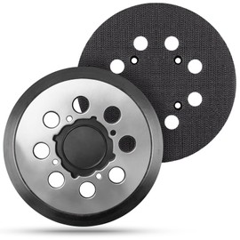 STEBRUAM 2 x 5 Inch 8 Holes 4 Screws Grinder Hook and Loop Support Pad, Replacement Sanding Pad for DeWalt 5 Inch DCW210N DWE6423 - Replacement for OEM Part No. DWE64233, N329079