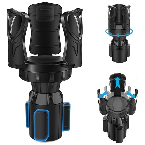BUYERTIME Cup Holder Adjustable for Cars, Versatile Round Cup Holder