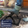 Boot Scraper Heavy Duty Metal Boot Brush Scraper Outdoor Heavy