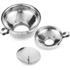 Canning Funnel with Strainer for Wide and Regular Mason Jars
