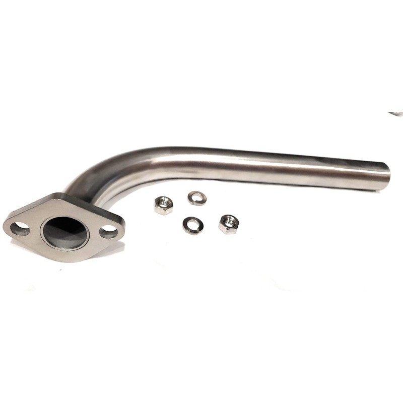 ARSPORT Stainless Steel Exhaust Pipe for: Predator 212cc, Honda GX160