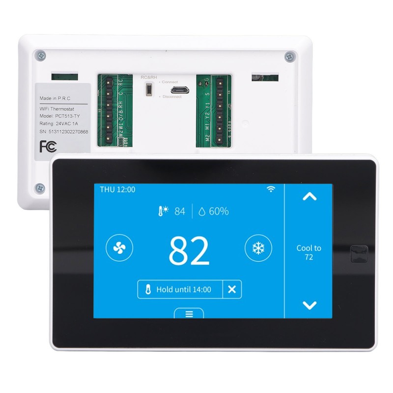 WiFi Temperature Controller APP Remote Control WIFI 4.3in Touchscreen Thermostat