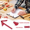 Bebochoi 90° Centre Finder, Centring Angle, Carpenter's Angle, 45° 90°