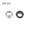 Kozelo Grommets Kit 200set-[4.5mm 3/16" Hole] Metal Eyelets Grommet Tool