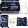 Tolino Expandable(only 28") Luggage with Spinner Wheels,Suitcases PC+ABS Hard Shell