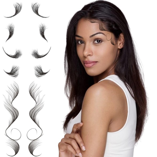 Hair Edges Tattoos Stickers Baby Hair Curly Hair Bang Fake