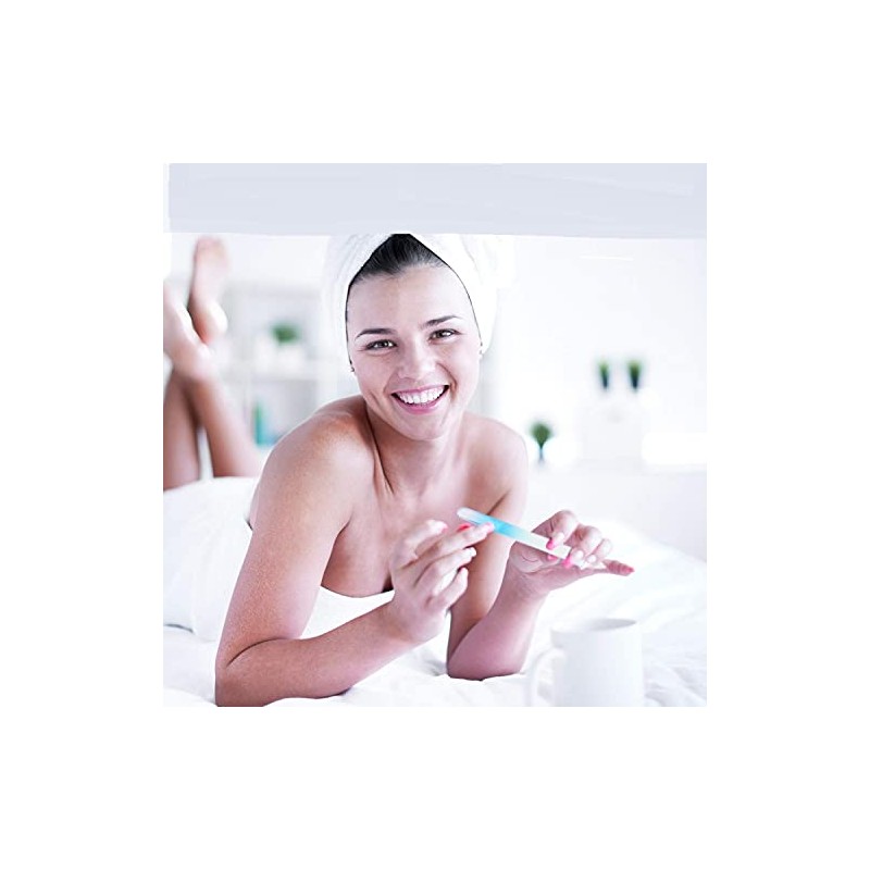 Professional Crystal Glass Nail File Buffer Manicure Tools Nail Gradient