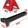 Aqnln Torre Auto 2 Piezas 3 Toneladas Doble Seguro Altura