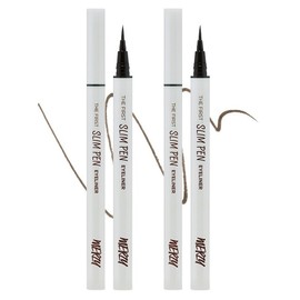 Merge The First Slim Pen Eyeliner 0.45g, SP2 Choco Fudge, 2 pcs / 머지 더 퍼스트 슬림 펜 아이라이너 0.45g, SP2 초코 퍼지, 2개