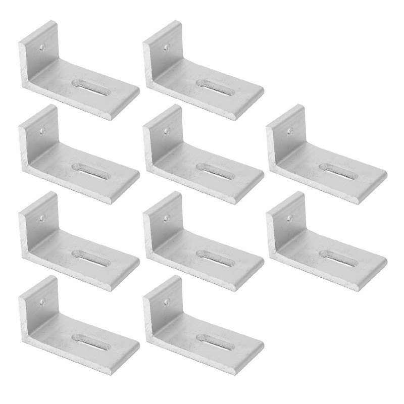 10PCS L Foot Solar Mount Aluminum Alloy Photovoltaic Panel Mounting