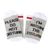 JTOUK Novelty Football Socks Please Do Not Disturb I’m Watching