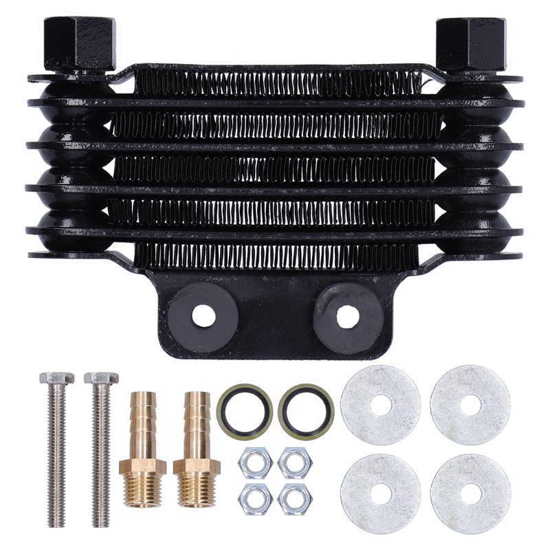 Universal Engine Oil Cooler Cooling Radiator Accessory for 125-250CC Motorcycles