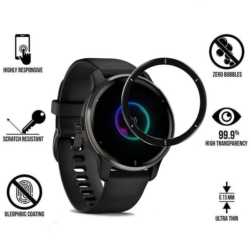 HEYUS [3 Pack] for Garmin Venu 2 Plus Screen Protector,