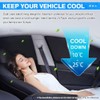 T TGBROS Car Window Shades for Chrysler Pacifica 2017-2025 Windshield