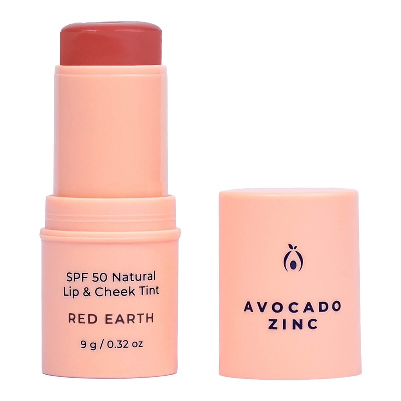 Avocado Zinc SPF50 Natural Lip & Cheek Tint, Berry 9g