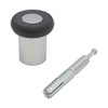 New Hikari SH-TZF50 Z Door Stop, For Floors, Satilite Chrome