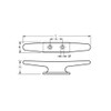 New Marine 4 Nylon Clamps in Black or White, Various