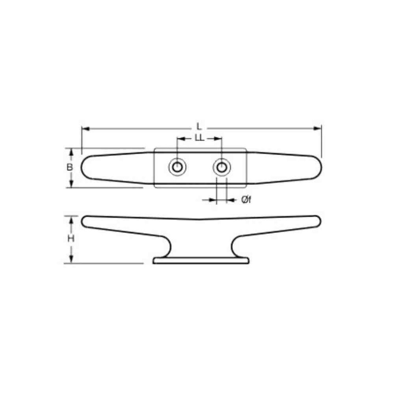 New Marine 4 Nylon Clamps in Black or White, Various
