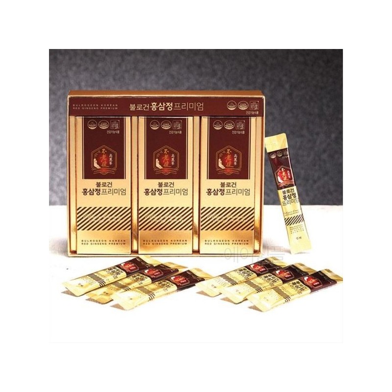 직장인 업무 피로 면역력 개선 홍삼정 스틱 아빠선물 효도선물 Red
