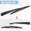 ACROPIX Rear Windshield Wiper Blade Arm Assembly Fit for Acura