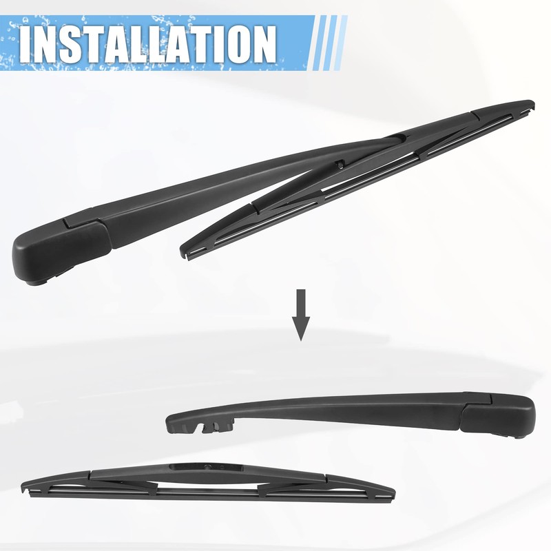 ACROPIX Rear Windshield Wiper Blade Arm Assembly Fit for Acura