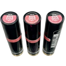 Revlon 3 Pack Revlon Lustrous Glass Shine Lipstick 003 Glossed Up Rose