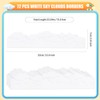 AWIZOM 75.6 Feet Sky Cloud Bulletin Board Borders White Clouds