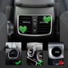 Lyxheth 4PCS Bling Heart Air Vent Clips, Car Air Freshener