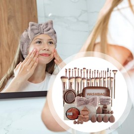 Makeup Brushes Foundation Set | 56X Applicator Eyeshadow Blush Concealer Powder Brushes,Beauty Tools Accessories with Blender Sponge for Home, Travel, Outdoor