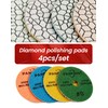 Panfreet 4"/100mm 4 Step Polishing Diamond Pads,Granite Polishing Pads Wet