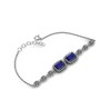 LMDPRAJAPATIS - 8 x 10 mm silver tennis bracelet with